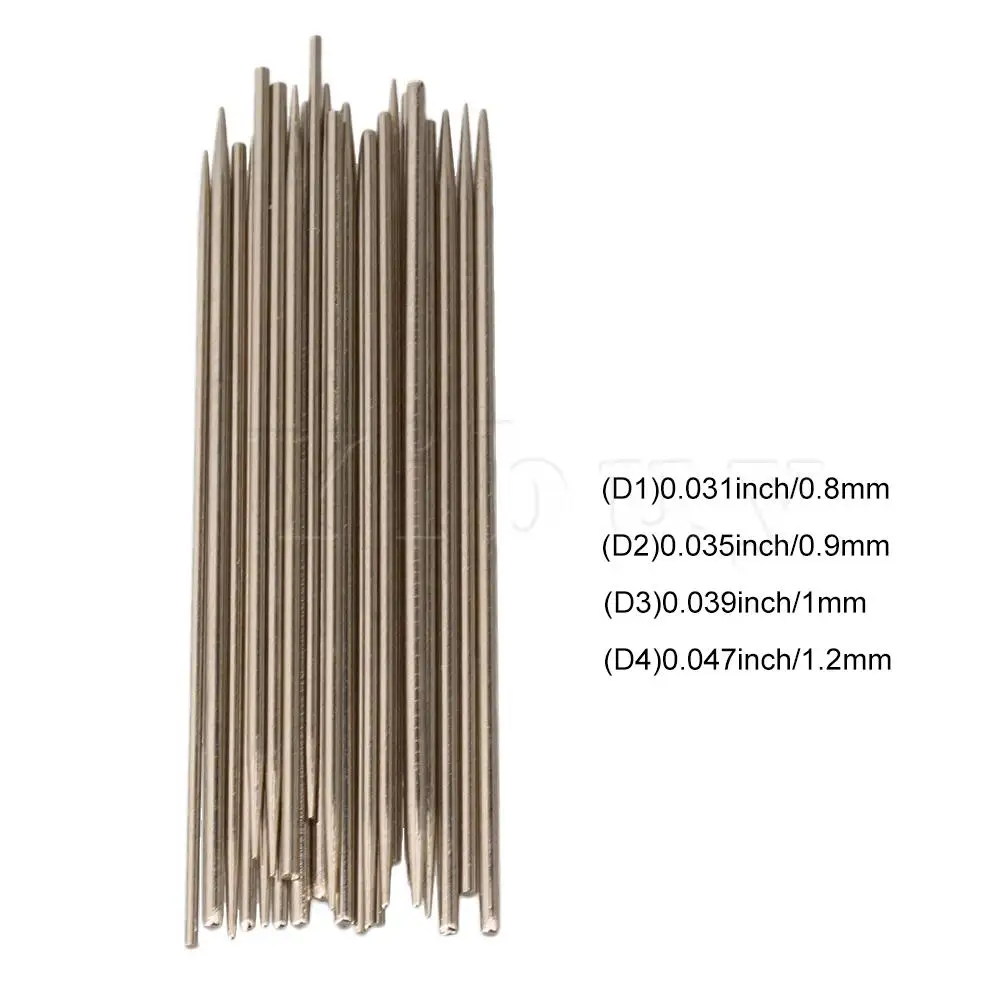 

25 Pieces Alto Saxophone Reed Spring Needle 0.8-1.2mm Round Handle