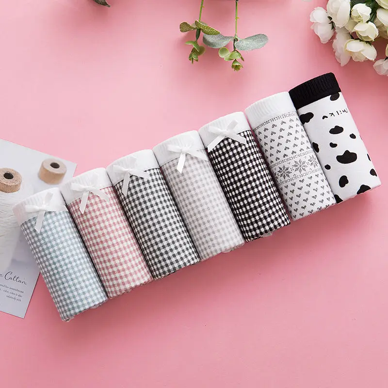 

Girls Panties Women's Cute Underwear Briefs Sexy Cotton Panties Lingeries Underpant Womens Panty Ladies L-XXL Panties Women