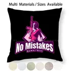 Наволочка для шутера с девочкой из хлопка и льна