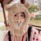 Балаклава зимняя шапка зимние шапки облегающие шапки ветрозащитная бандана для мужчин женщин мужчин плюшевый Флисовый Шарф женские мужские шапки Лыжная Маска Вязаная Шапка