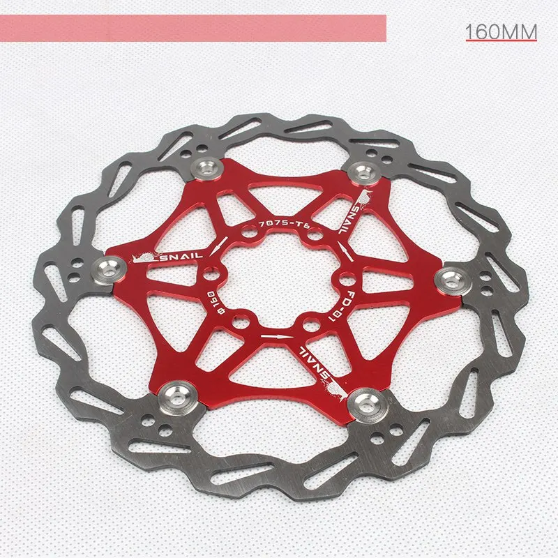 1 шт. дисковый тормозной ротор MTB 160 мм 6 дюймов дорожный складной велосипедный