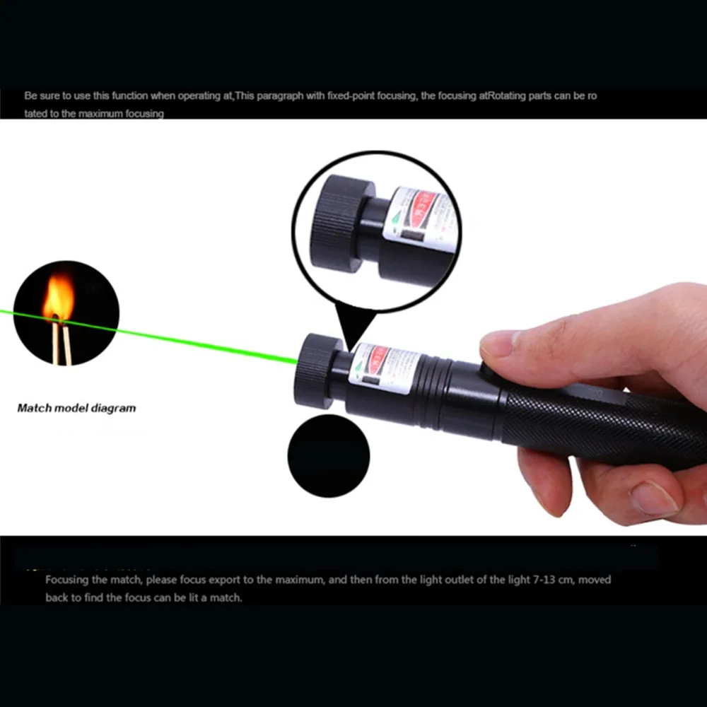 2 шт. Зеленая лазерная ручка светильник м 50 мВт Звездная указка фонасветильник
