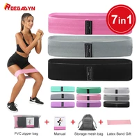 drop shipping 1pcs oem hip leg training rubber fitness resistance bands booty fabric resistance bands set elastic band for sport