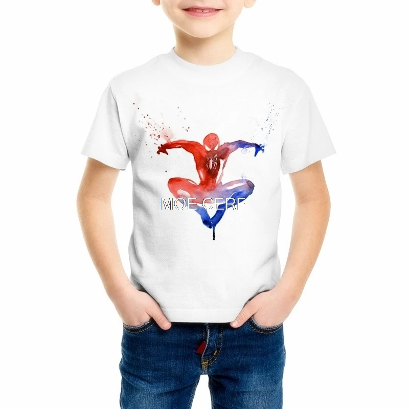 Детские футболки с изображением американского Супермена футболка объемным