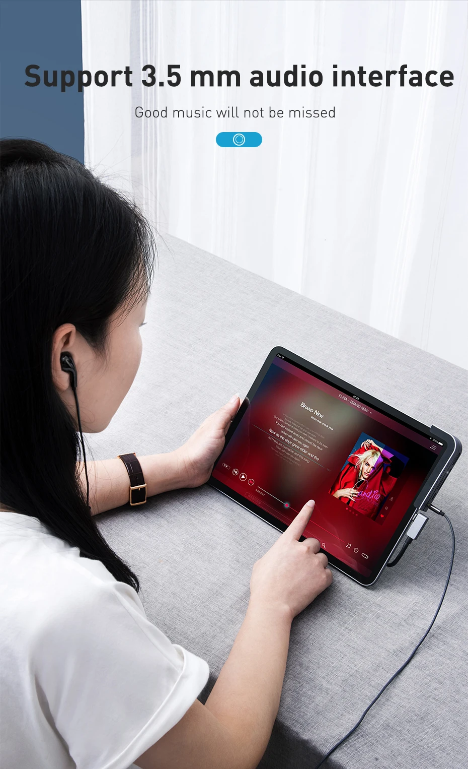 Baseus Мульти USB C концентратор к HDMI USB 3,0 type C концентратор для iPad Pro несколько портов USB-C type-C usb-концентратор, адаптер для MacBook Pro Air