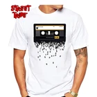 Новейшая ретро-футболка с принтом кассет Мужская футболка 80-х музыка The Death Of кассета Дизайнерская одежда для меломана