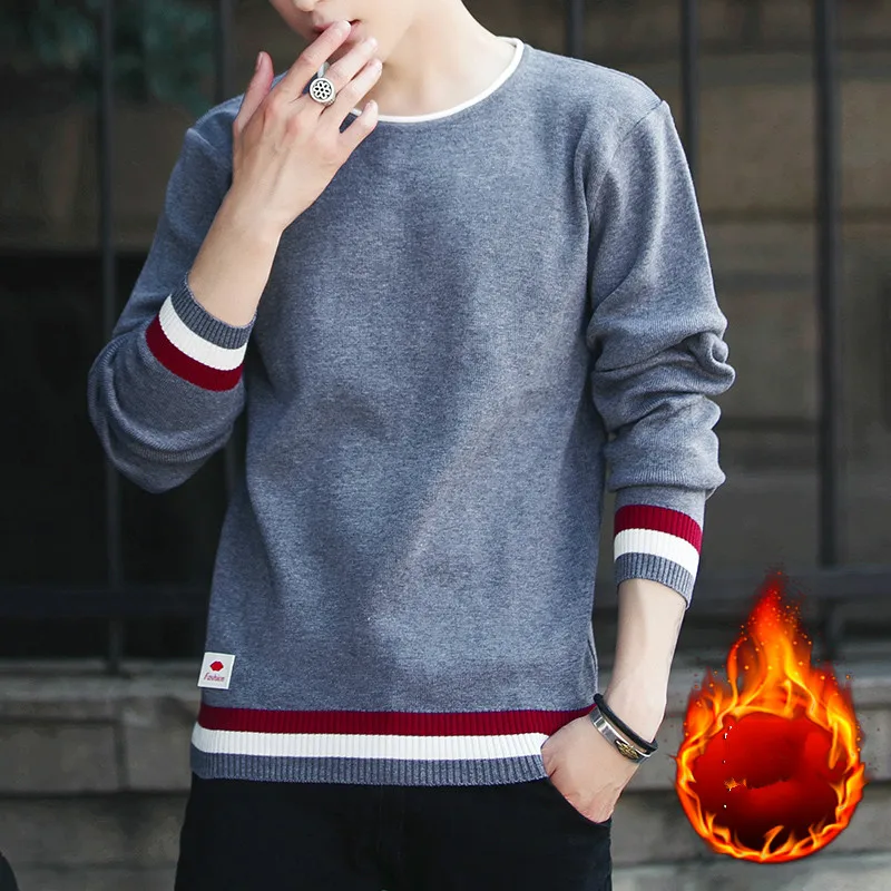 

2022 Men Patchwork Sweater Knitwear Unisex Streetwear Jersey Pull Homme Male O Neck Vintage Pullover