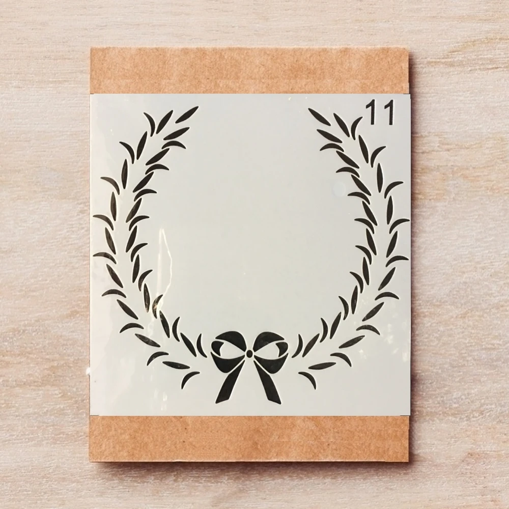 

13cm Bowknot Leaves DIY Layering Stencils Wall Painting Scrapbook Coloring Embossing Album Decorative Template