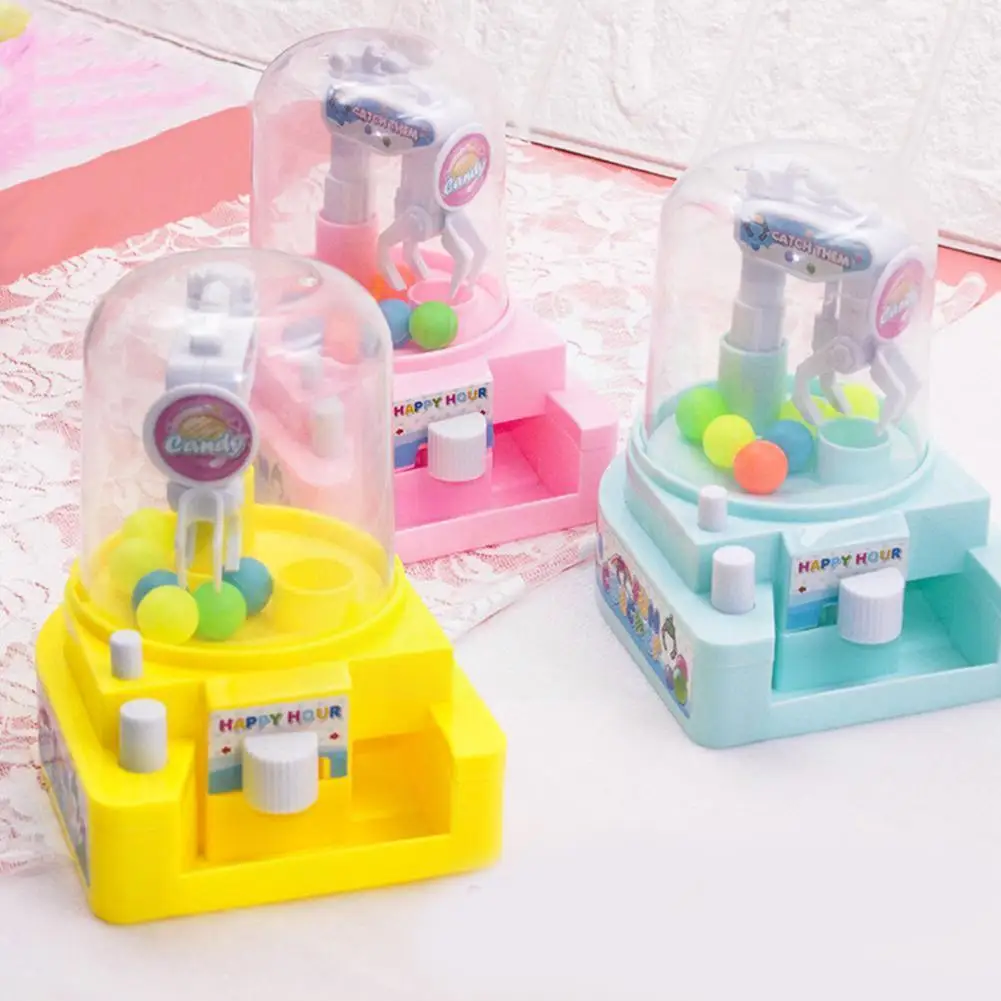 

Мини-машина для захвата шаров, Настольная Интерактивная детская машина для захвата шаров, пластиковый кран, Электрический E6k4