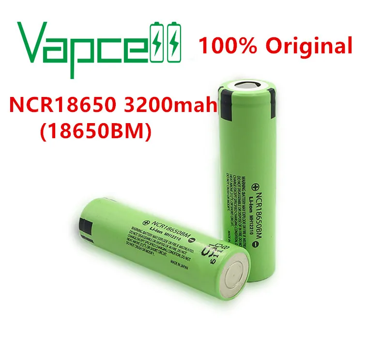 Бесплатная доставка Vapcell 100% оригинал NCR18650 3200 мАч батарея (18650BM) большая мощность