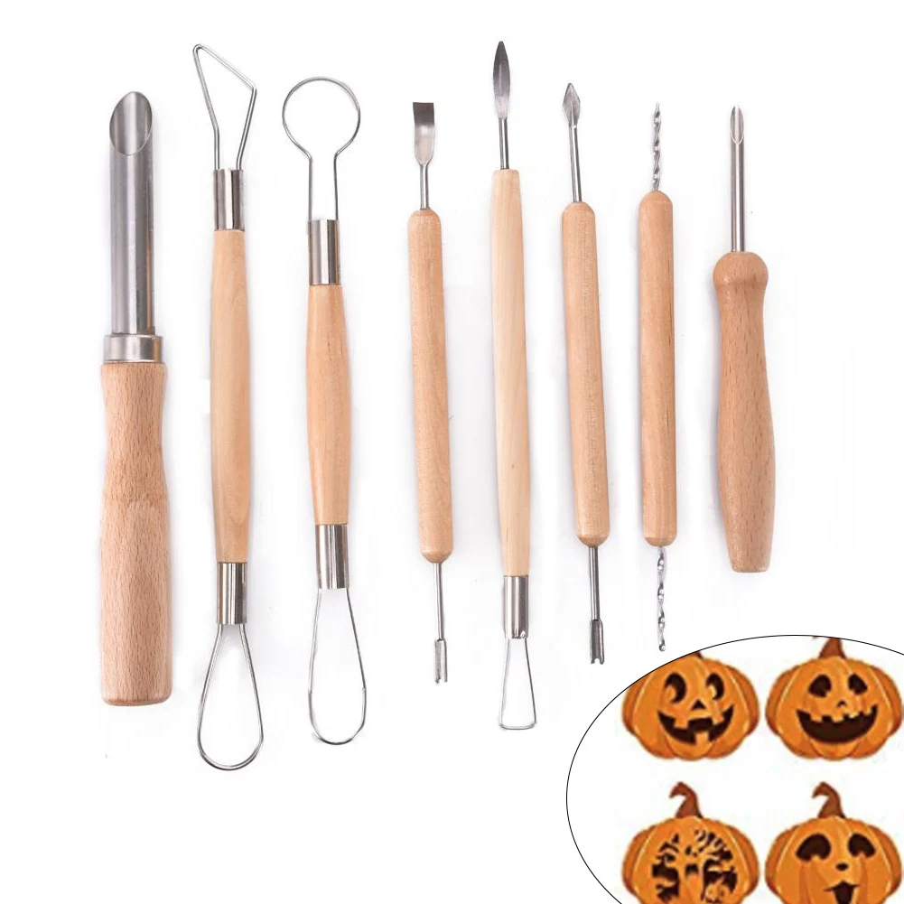 4/8 штук в упаковке профессиональная тыквы набор инструментов для резки Трафареты