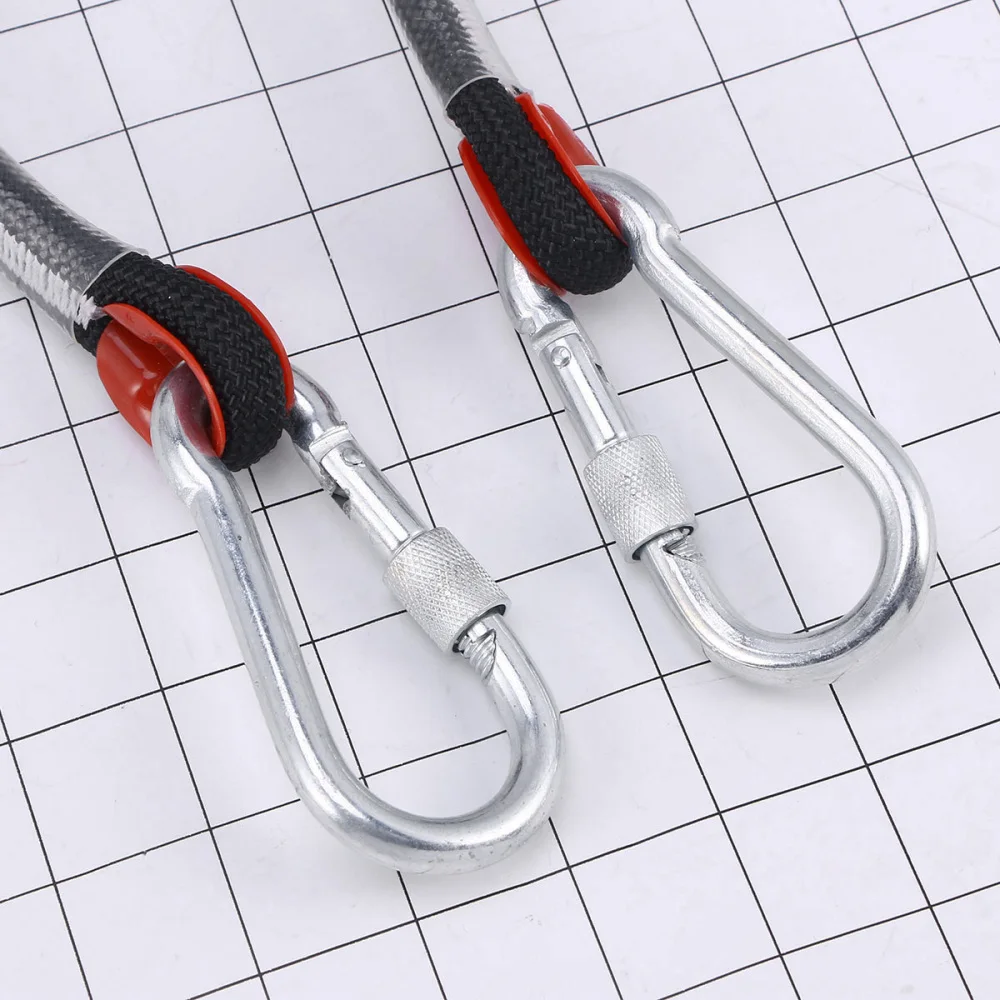 

10M 10mm Thickness Tree Climbing Safety Sling Rappelling Rope Auxiliary Cord Equipment (Black)