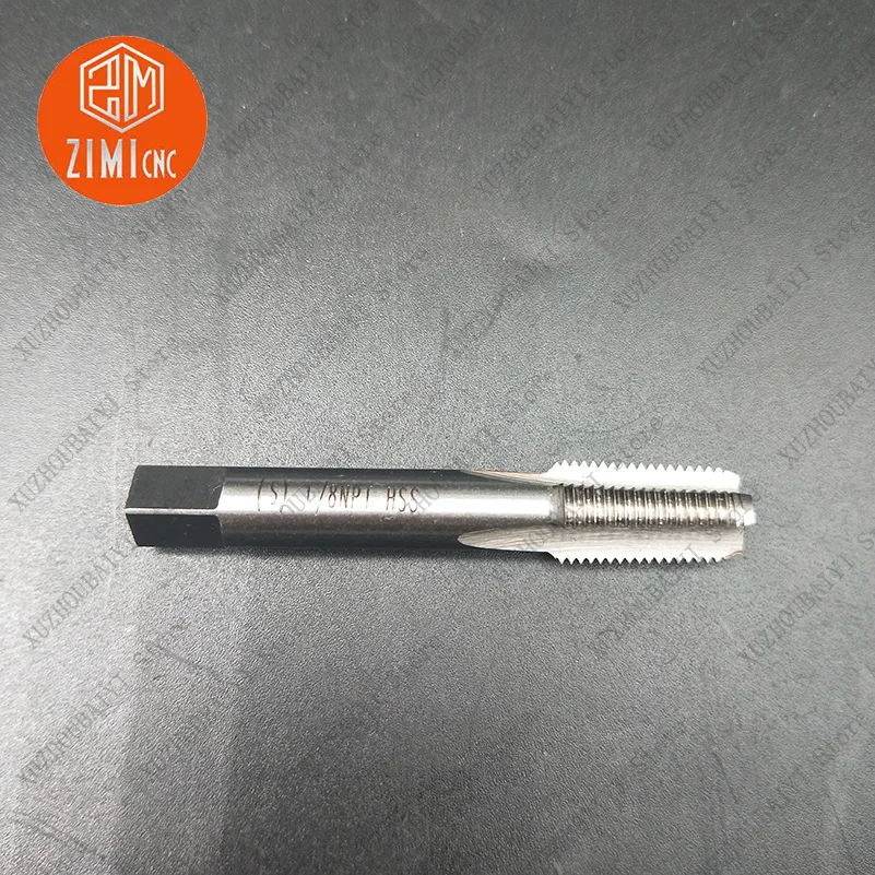1/16 ''-27 1/8''-27 1/4 ''-18 3/8''-18 1/2 ''-14 5/8''-14 3/4 ''-14 7/8''-14 NPT HSS коническая труба крана металлической нитью режущего инструмента