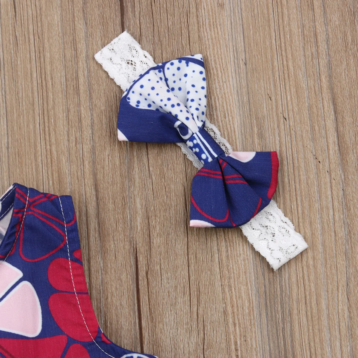 Летняя одежда для маленьких девочек комплект из 3 предметов Одежда платье с