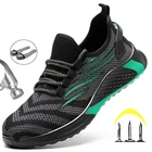 Защитная защитная обувь, мужские рабочие ботинки, Рабочая обувь со стальным носком, Рабочая обувь для мужчин, защитные кроссовки, защитная обувь с защитой от проколов