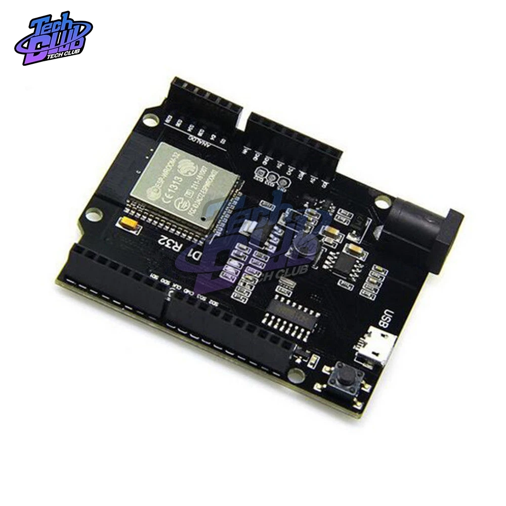 Беспроводная макетная плата ESP32 с Wi Fi и Bluetooth для Wemos D1 Mini Arduino UNO R3 R32 CH340 4 м памяти