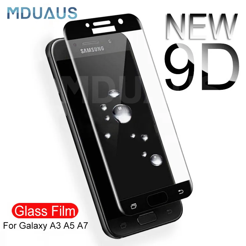 9D Защитное стекло для samsung Galaxy A3 A5 A7 samsung J3 J5 J7 S7 закаленное защитное стекло для экрана чехол