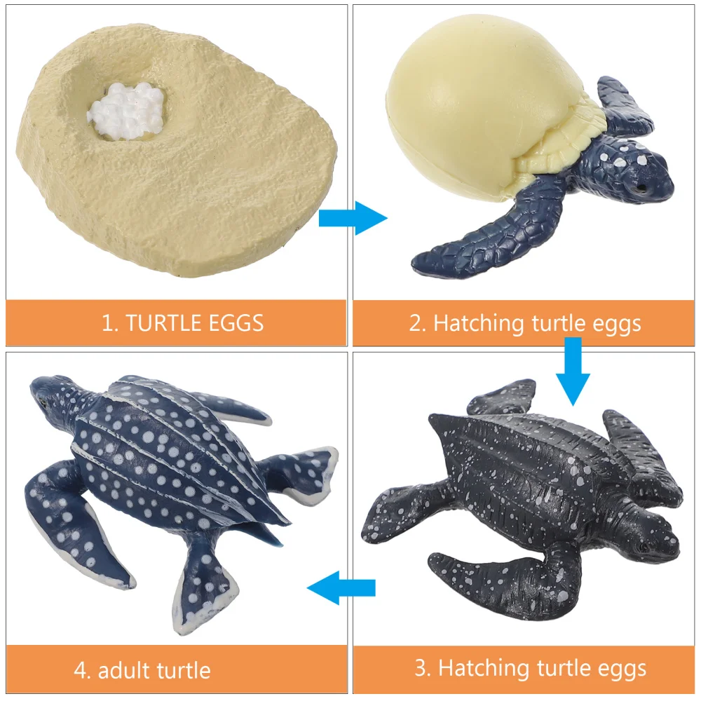 

1 Set Leatherback Turtles Toys Kids Cognitive Playthings Animal Evolution Models