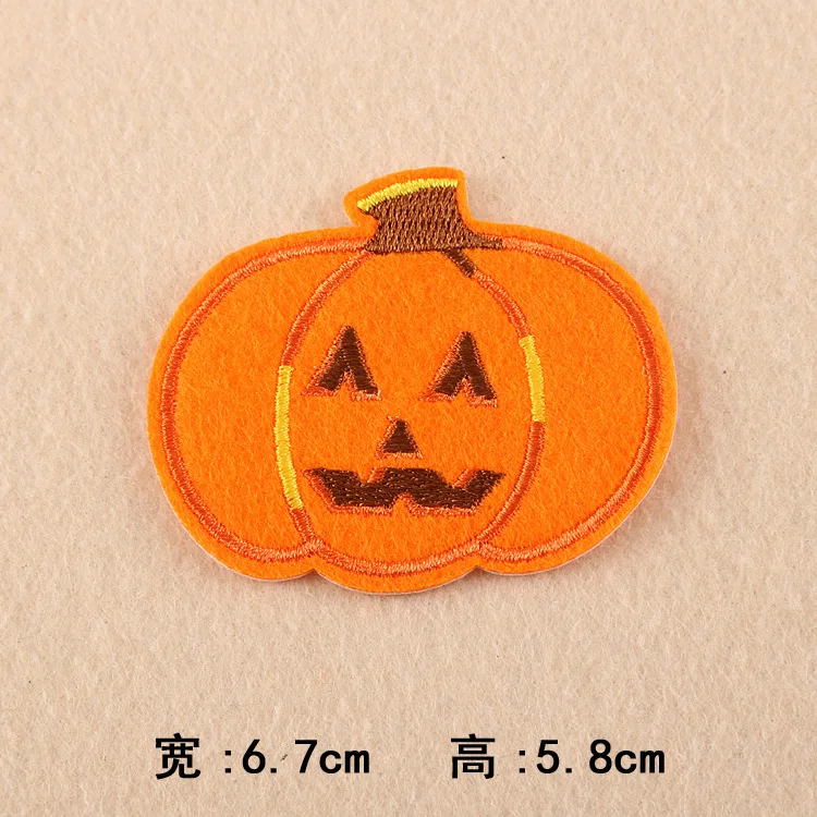 1 шт. Hallowmas тыквы вышитые для одежды DIY декоративный куртка чехол аппликация