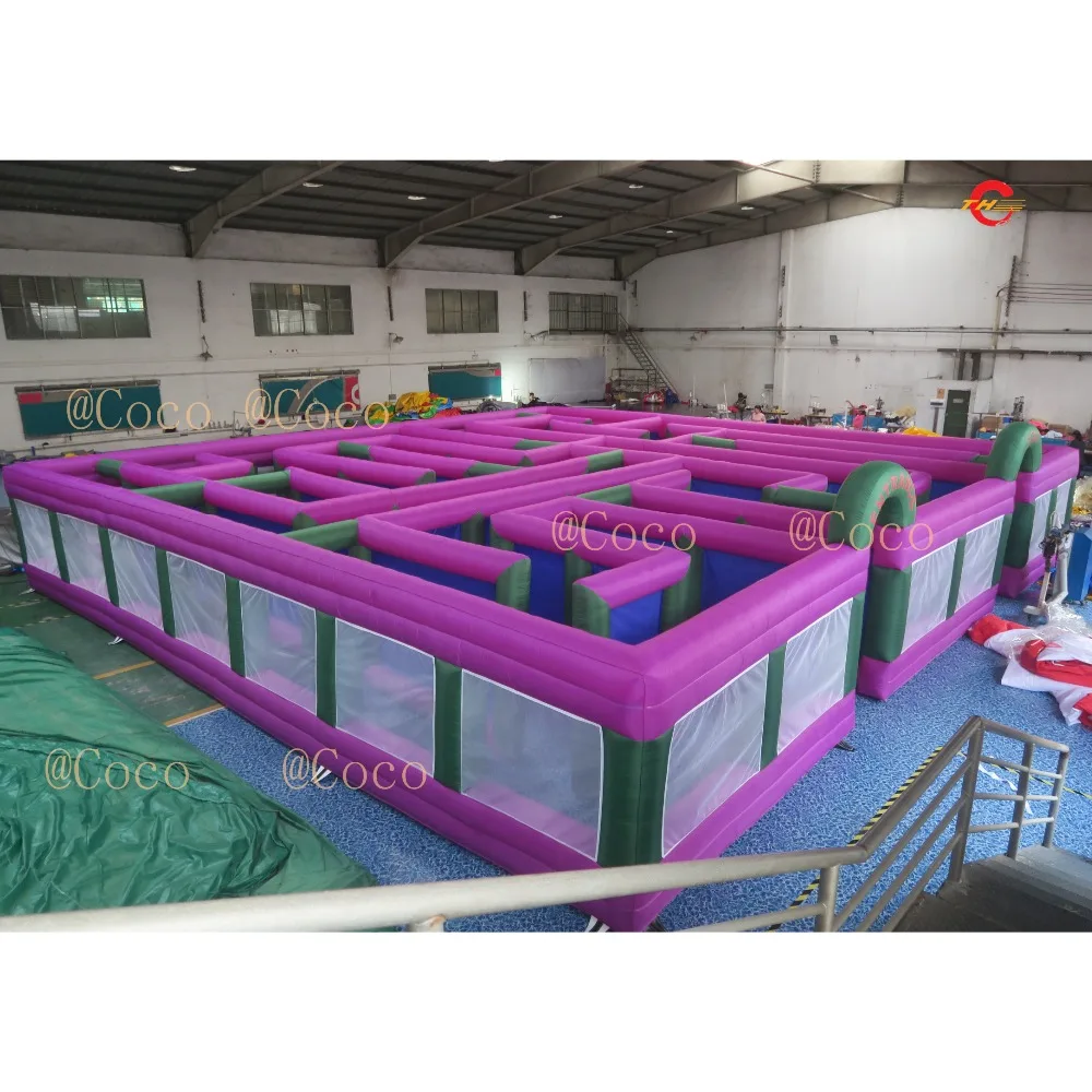 Бесплатная доставка надувной лабиринт лазерный с лазерной биркой Карнавальная