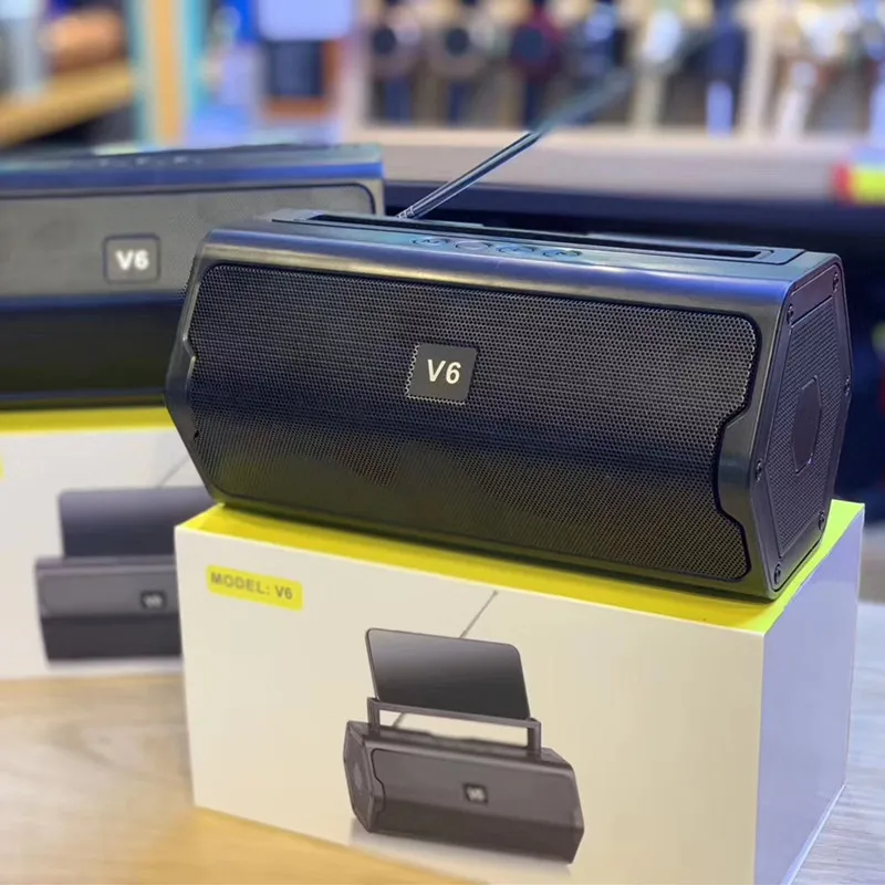 V6 беспроводной Bluetooth динамик домашний кинотеатр Громкая связь Открытый