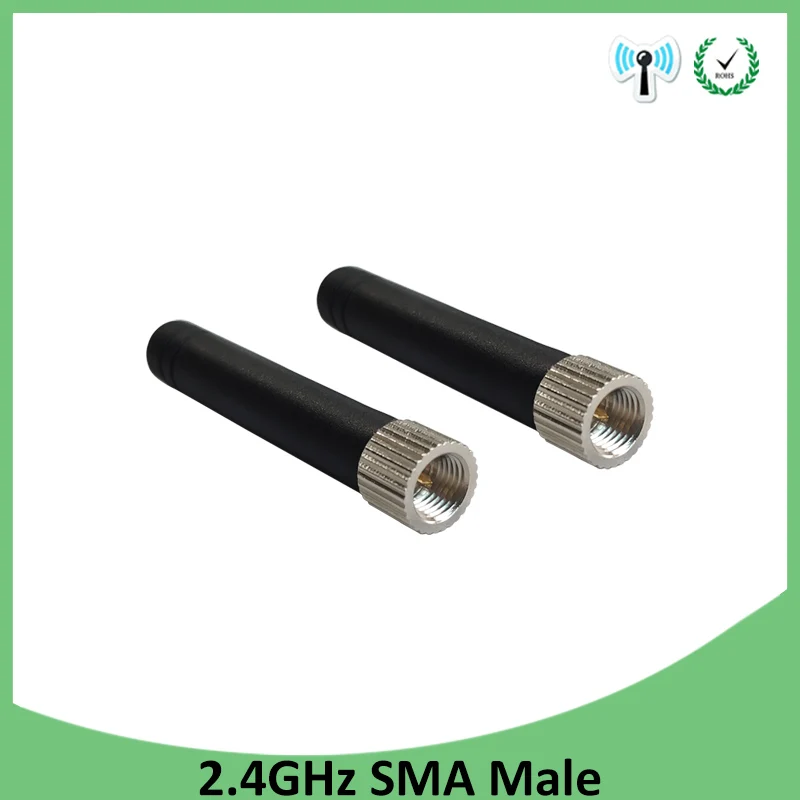 Антенна 2 4 ГГц wi fi SMA разъем папа ~ 3 дБи антенна малого размера Zigbee антенны