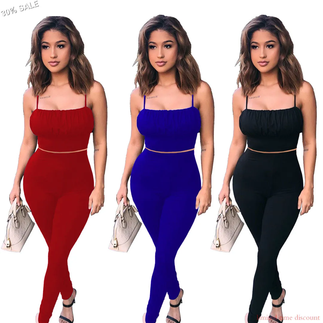 Женский комплект из двух предметов укороченный топ на бретельках без рукавов и