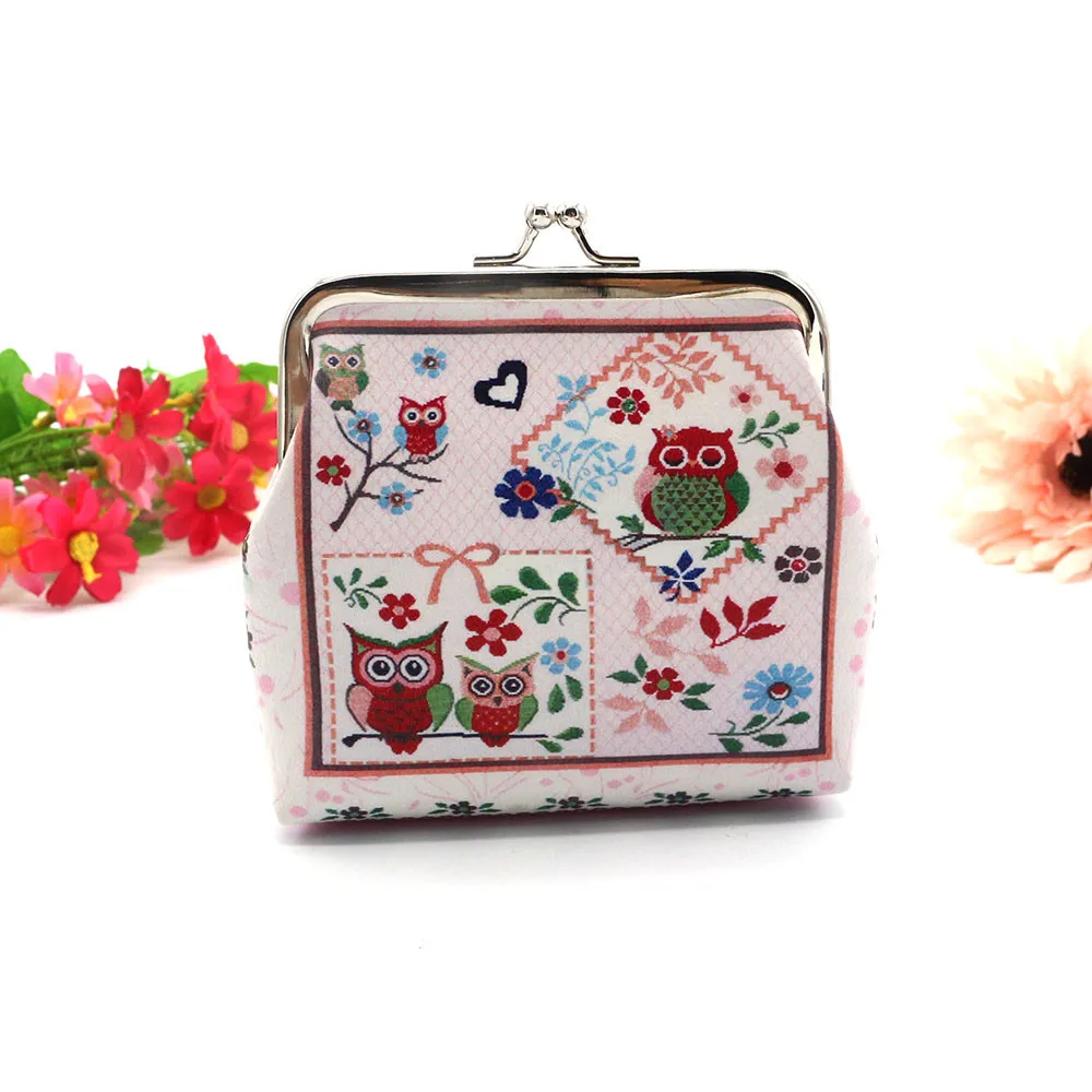 Женский кошелек из искусственной кожи новинка с рисунком совы Ретро стиль модный
