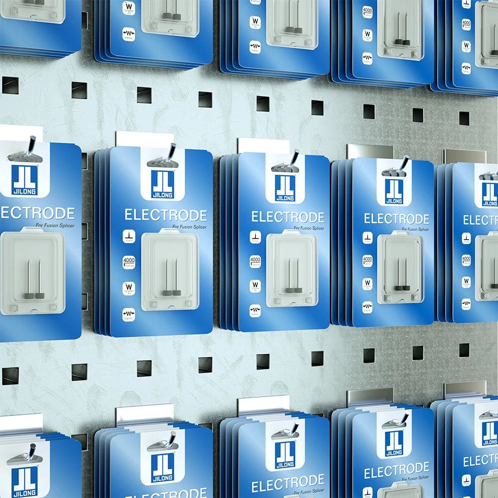 JILONG TED-JNG-5 Electrodes For Fiber Fusion Splicer Optical Fiber Fusion Splicer Electrode Rod Applicable KL500 KL510 KL520