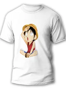 Мужская футболка Белая Ван-Пис (One Piece, anime, аниме, пираты, Fairy Tail, Луффи, Ророноа Зоро, Нами, манга) - 5