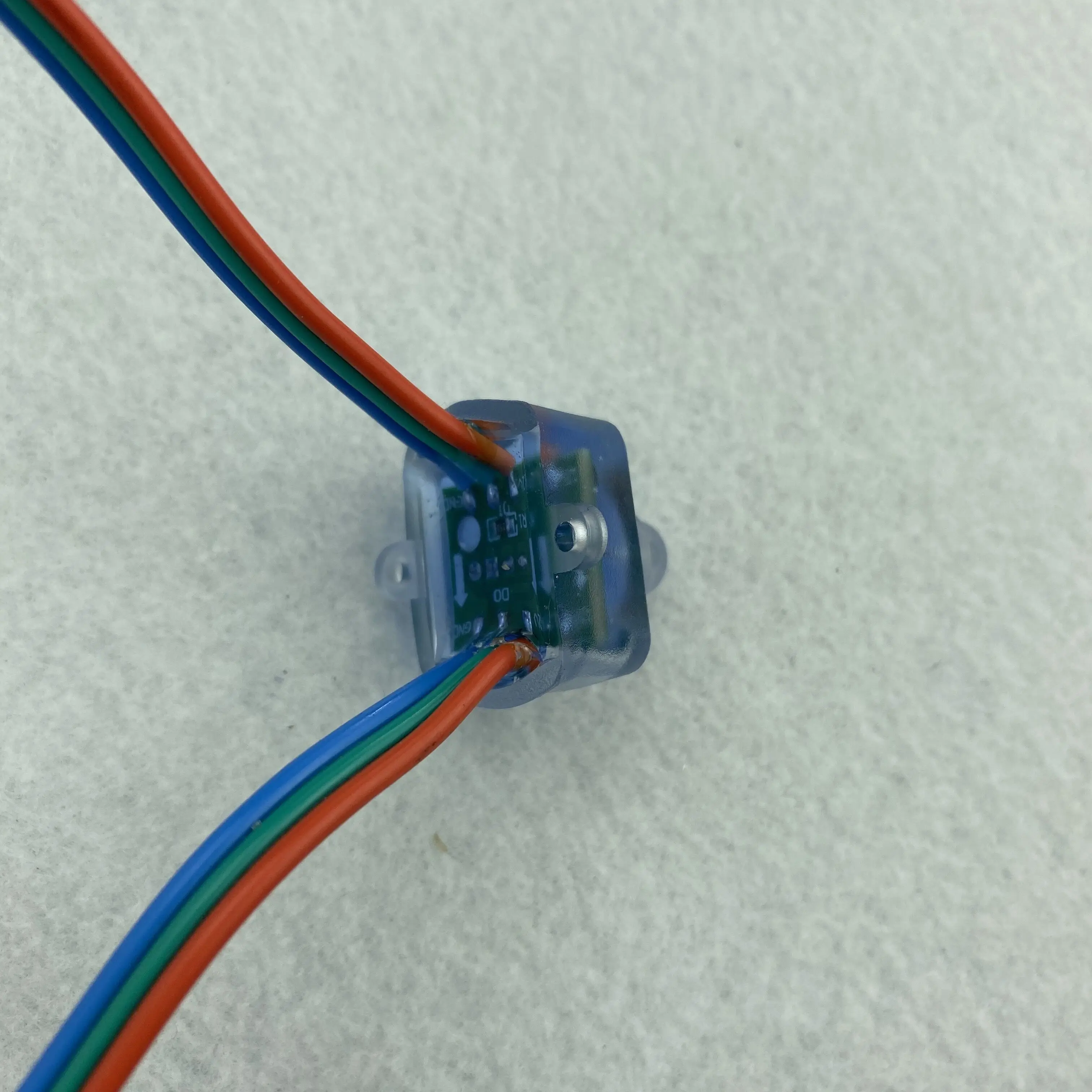 100 шт./компл. квадратный пиксельный узел светодиода WS2811 RGB с регулируемым типом 12 В