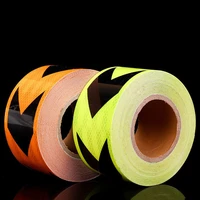 10cm width safety warning tape self adhesive printing arrow reflective tape car accessories