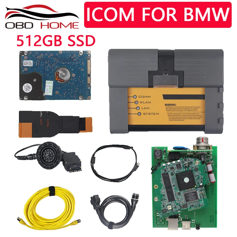 

Новинка 2020 ICOM следующий WIFI для BMW автомобильное Программирование OBD2 диагностический инструмент с 512 ГБ SSD программное обеспечение ICOM A2 + B + C 3 ...