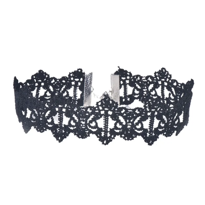 Модное ювелирное изделие классное тканевое Кружевное колье-чокер с татуировкой