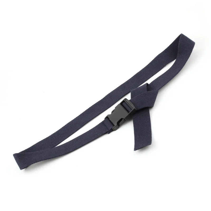 Гипоаллергенный ремень с пластиковой пряжкой Холщовый для подростков студентов