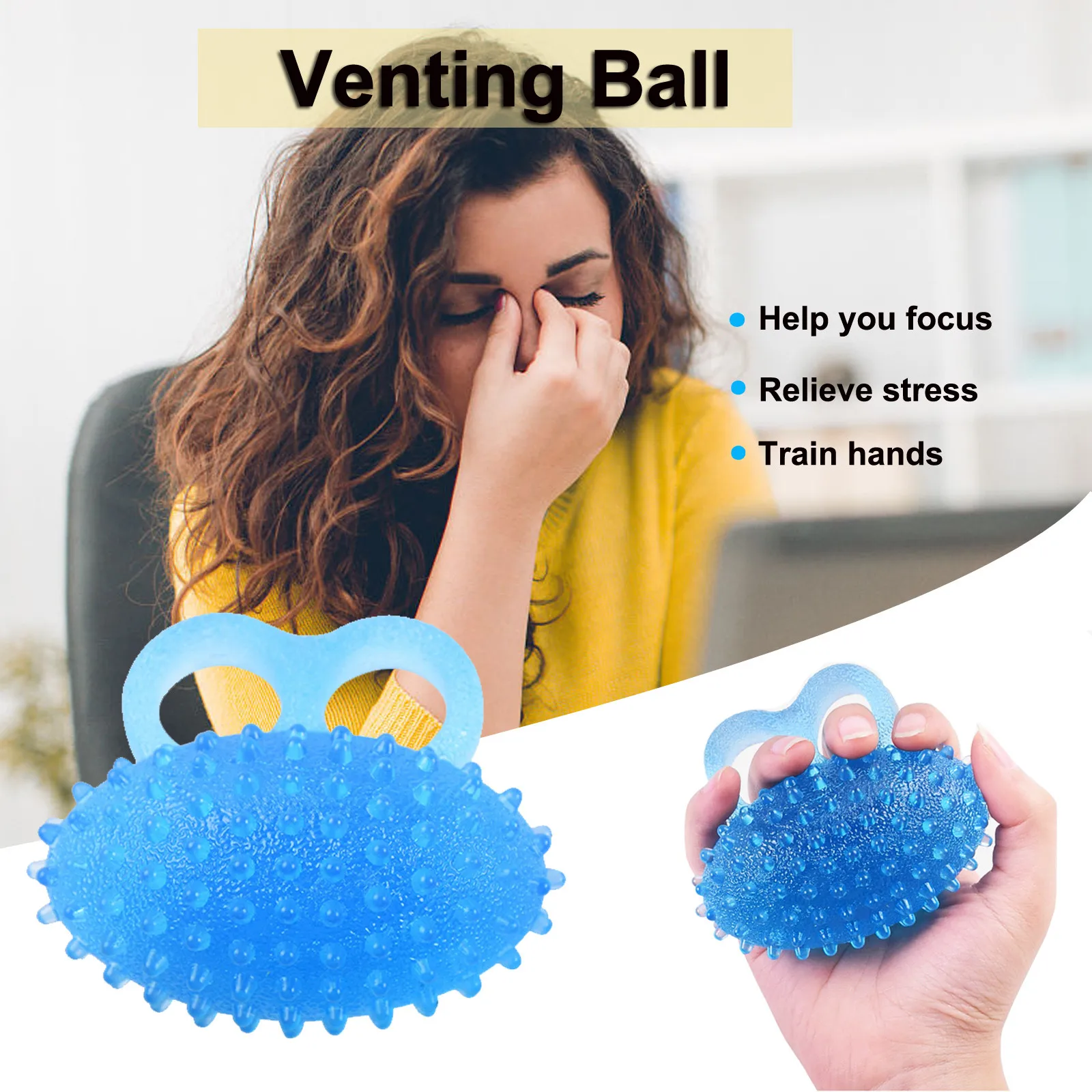 

2021 Exerciser Grip Ball Hand Strengthener Trainer Balls Decompression Toy Scarf Best Fidget Toy Антистресc Сквиши