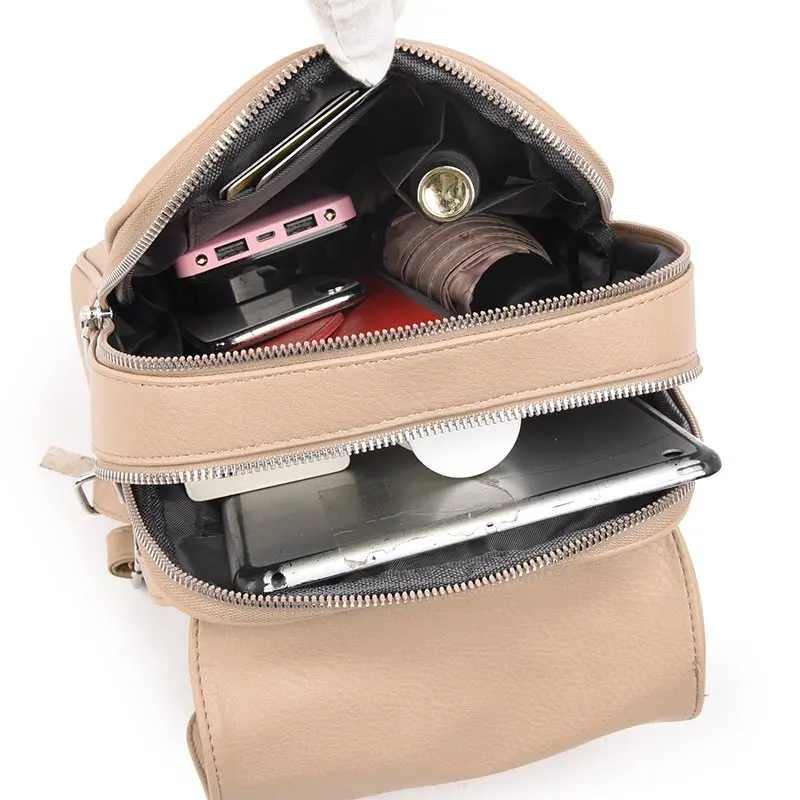 Женские кожаные рюкзаки рюкзак с твердой спинкой женский школьные сумки Sac Dos