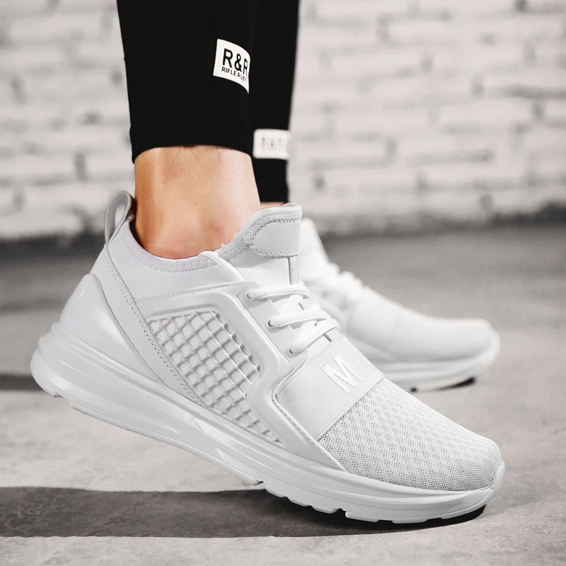 

Мужские кроссовки; Повседневные кроссовки; Черная дышащая обувь; Мужские модные удобные дышащие кроссовки