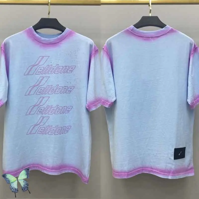 

Хорошо сделанные футболки Tie Dye для мужчин и женщин Welldone, футболка We11done