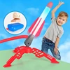 Adjustable Stomp Rocket Launcher Toys Sport Game Kids Rocket Launcher Air Step Pump Power Rocket Outdoor Sport Toys For Children 5