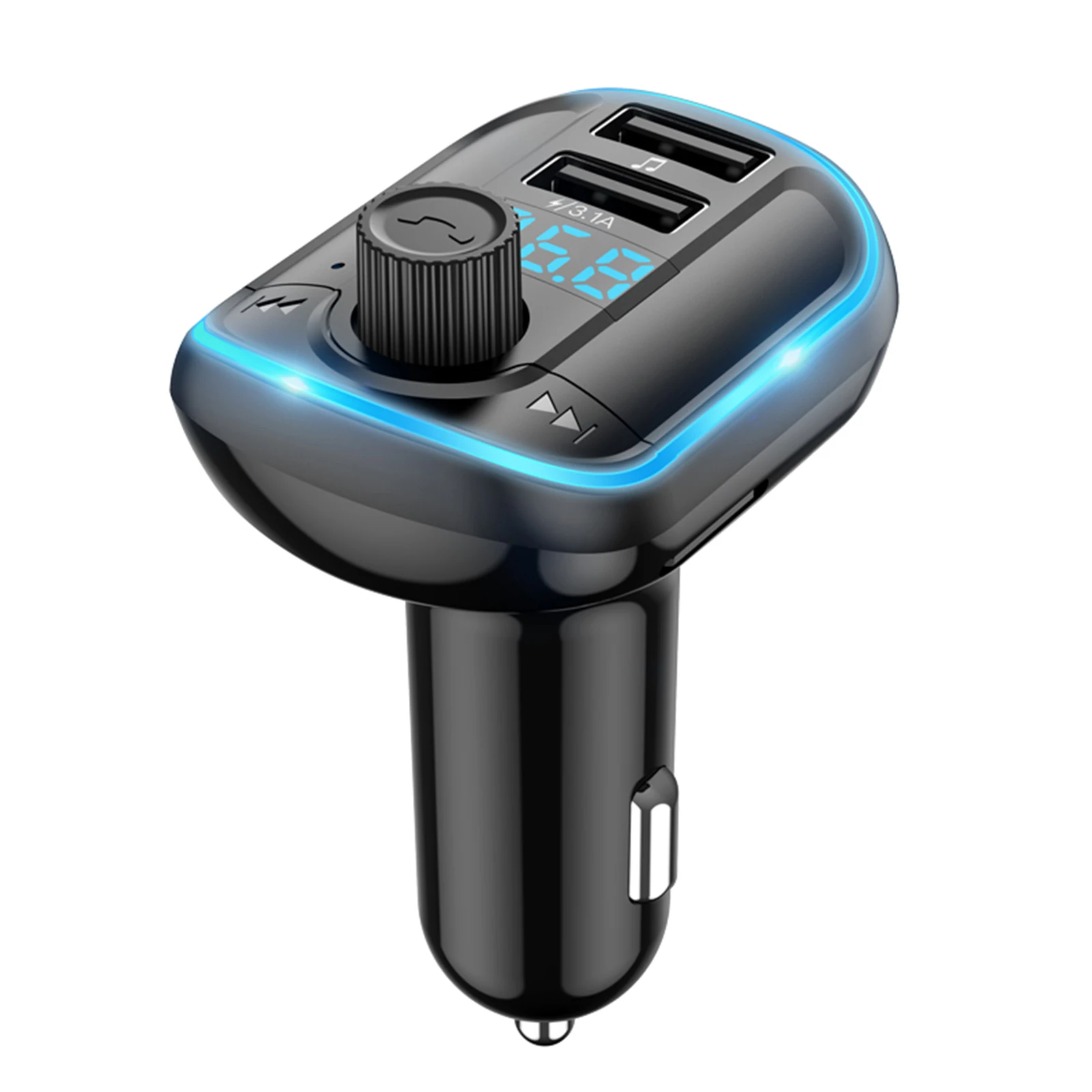 Двойное зарядное устройство USB BT 5 0 автомобильный FM передатчик MP3 музыкальный