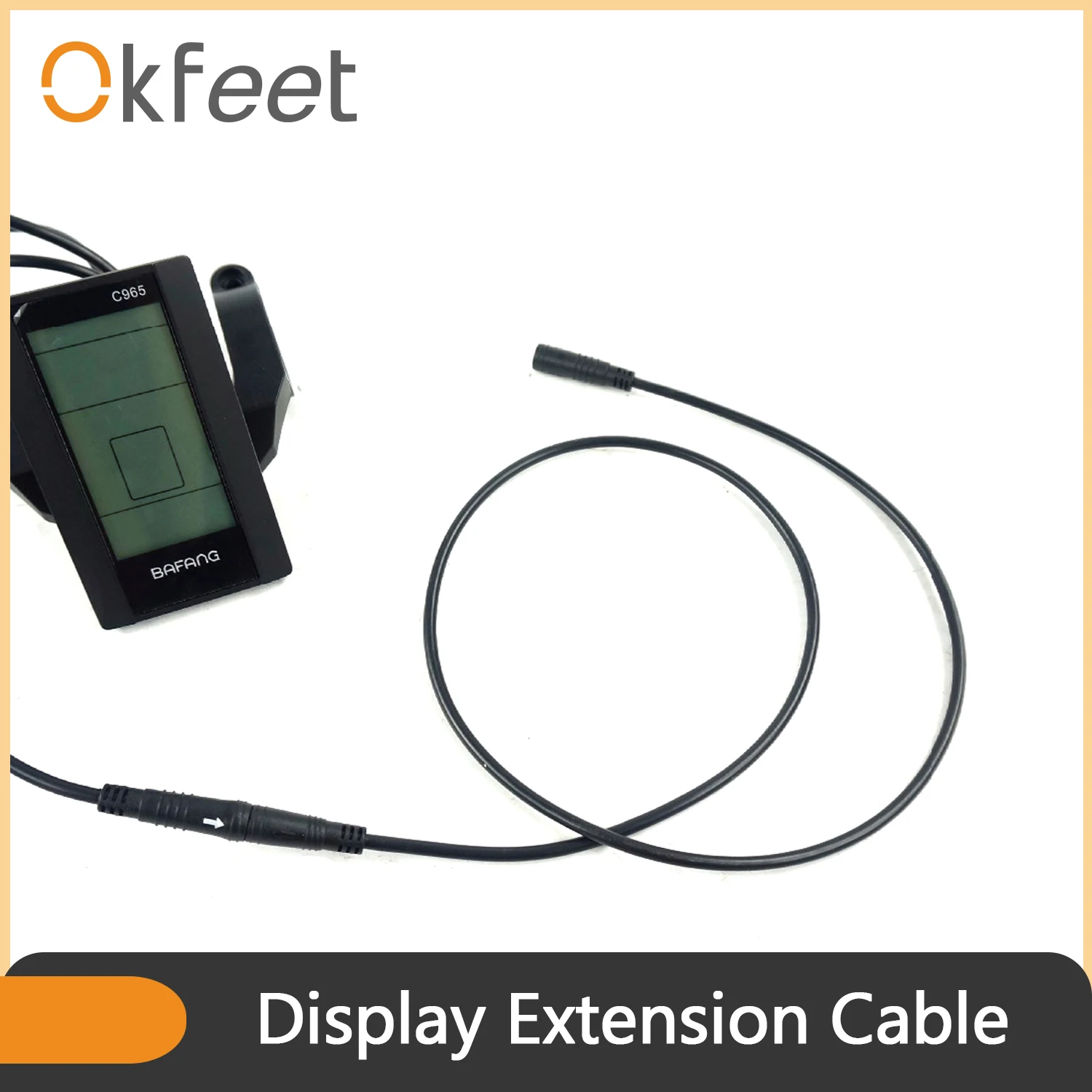 Okfeet Bafang BBS01 BBS02 BBSHD ЖК дисплей удлинитель 5pin водонепроницаемый|Аксессуары для