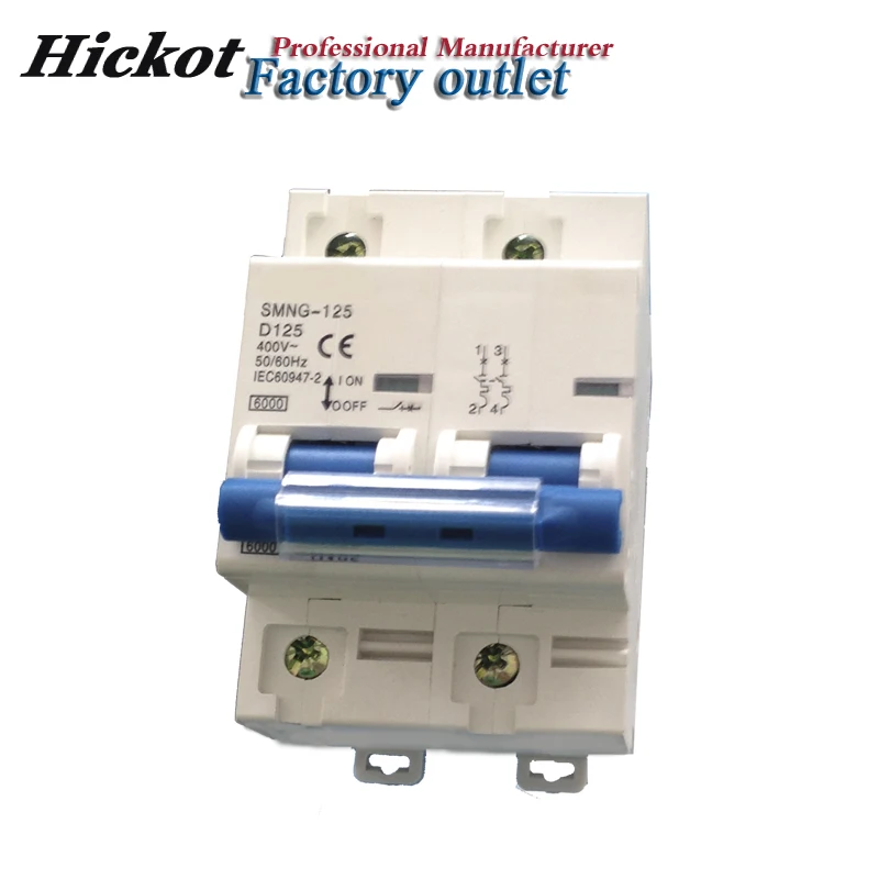 NC100-H 400V высокомощный мини-выключатель 125A MCB |