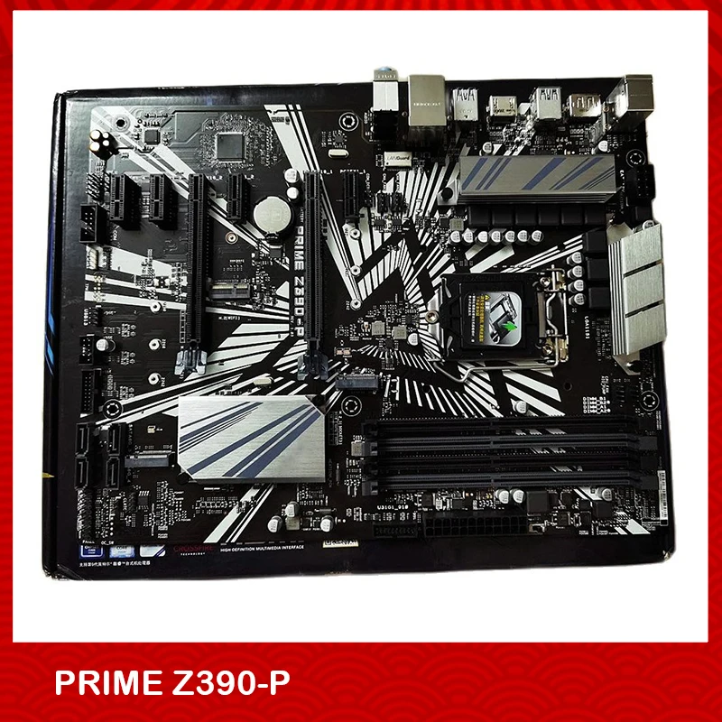 

Оригинальная десктопная материнская плата для ASUS PRIME Z390-P LGA1151 DDR4 USB3.1 M.2, полностью протестирована, хорошее качество