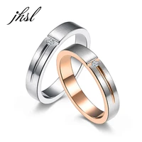 lovers couples men women wedding rings love theme valentines day gift silver color stainless steel size 6 7 8 9 10 11 12