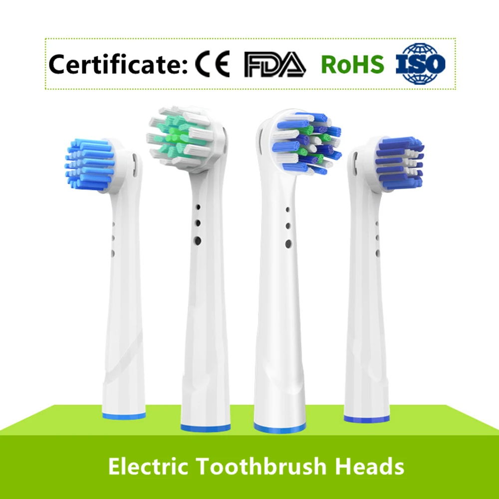 Замена Зубная щётка для Oral B Электрический поворотный зубами 4 шт./упак. насадка