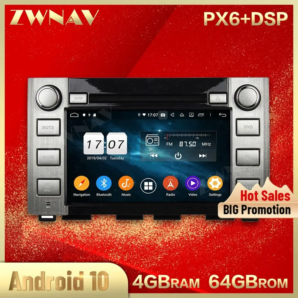 

2 din Android 10,0 экран Автомобильный мультимедийный плеер для Toyota Sequoia Tundra 2014-2019 Видео android GPS navi головное устройство Автомобильное стерео