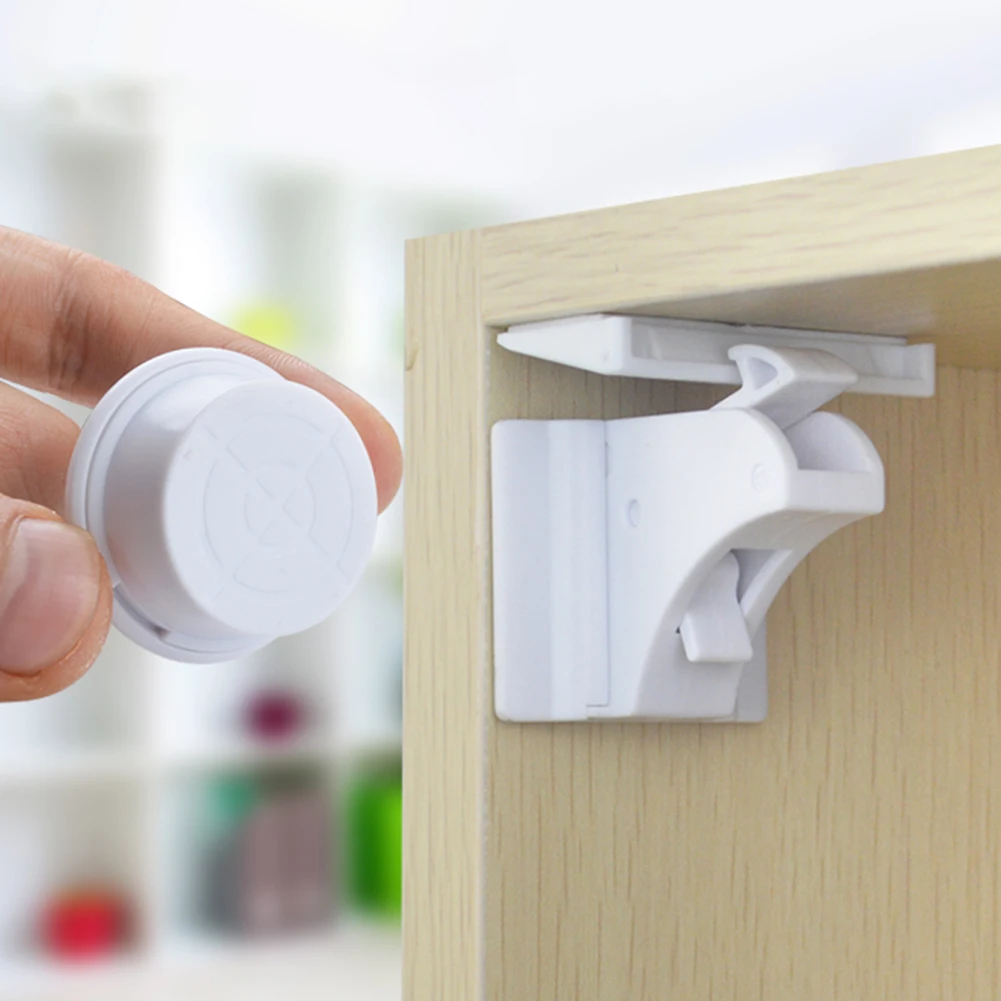 10 комплектов набор магнитных замков для шкафов безопасности детей|Замки шкафов| |