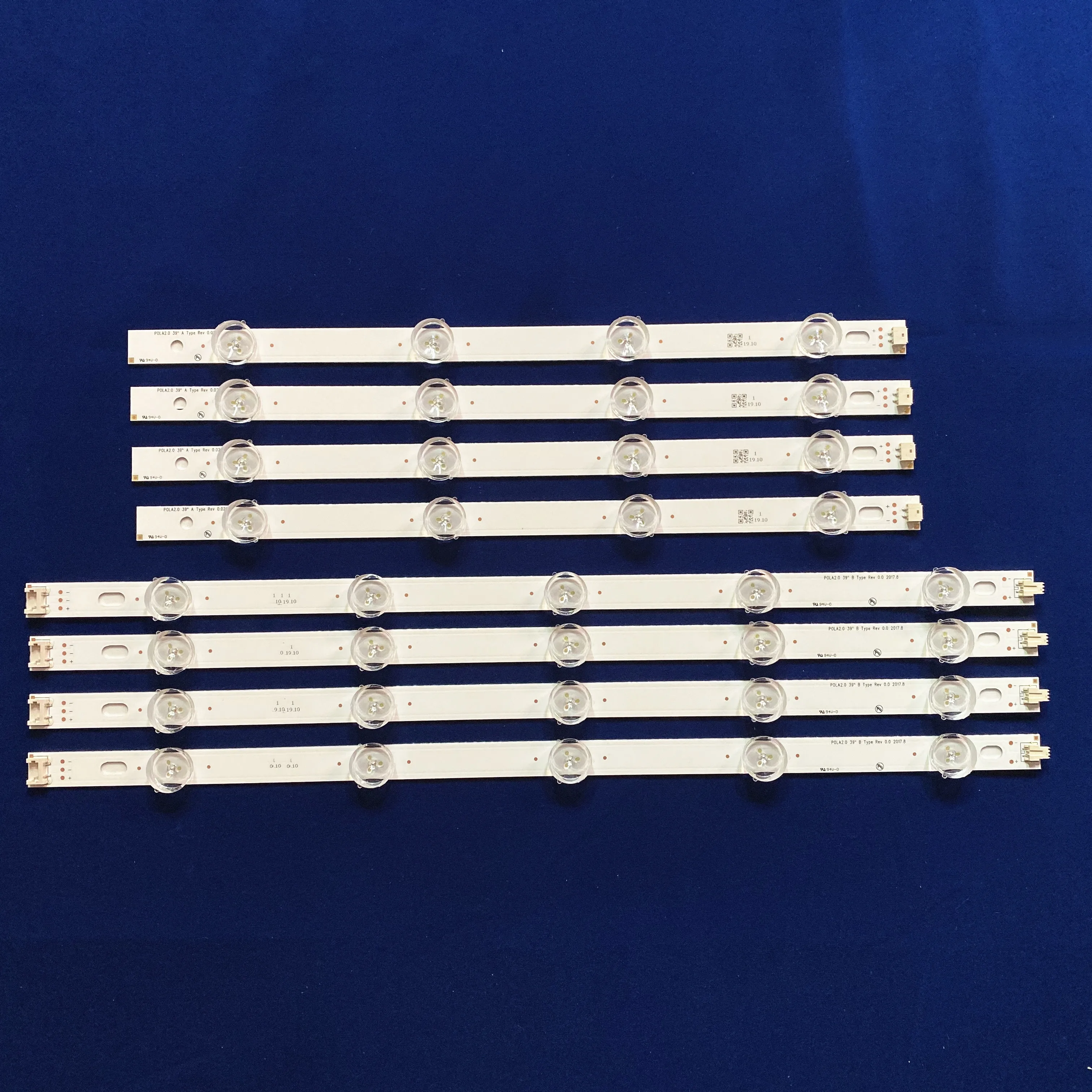Новинка партиями по 5 комплектов = 40 шт. светодиодный подсветка полосы для замены