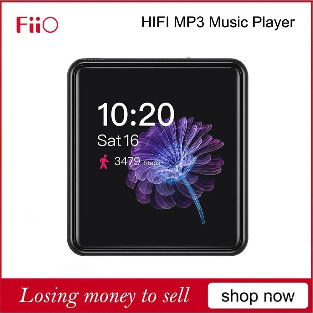 

FiiO M5 Hi-Res Bluetooth Touch Screen MP3 Music Player with aptX/LDAC USB Audio/Calls Support Portable Audio Player MP3 Player